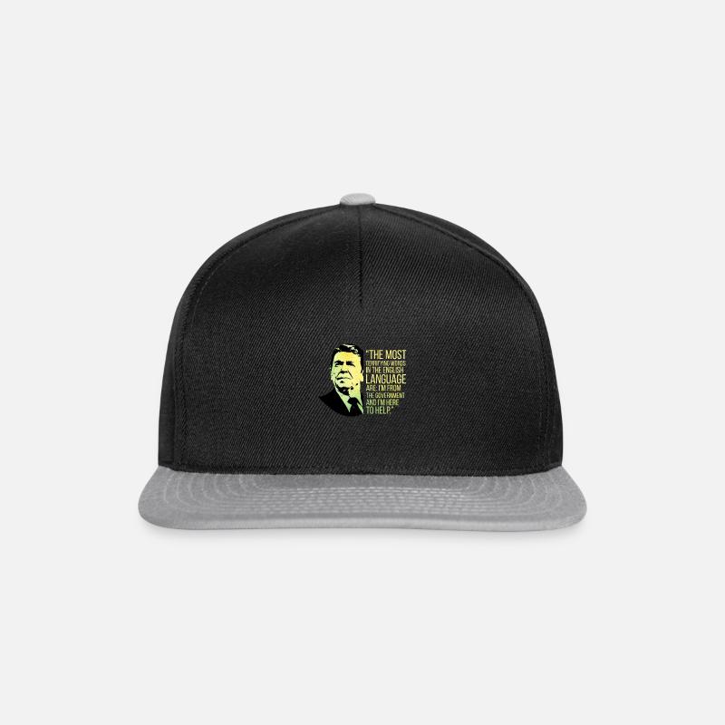 Ronald Reagan Merchandise - Snapback Cap - Schwarz/Grau
