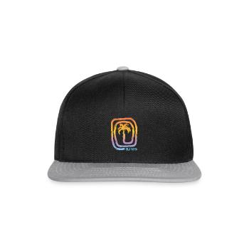 Cool Isla Vista California Palm Tree Souvenir - Snapback Cap - black/grey - Front