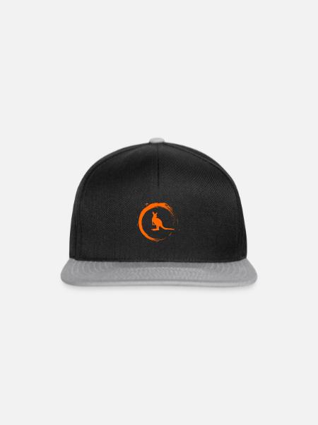 Kangaroo - Snapback Cap - Schwarz/Grau