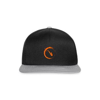Saxofon - Snapback Cap - Schwarz/Grau - Vorne