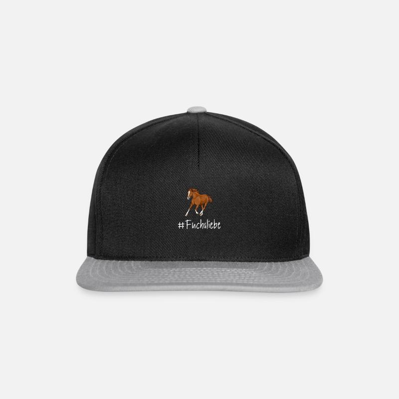 Fuchsliebe - Snapback Cap - Schwarz/Grau