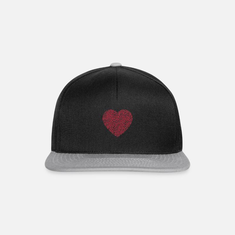 coeur corazon coeur 2019 - Casquette snapback - noir/gris