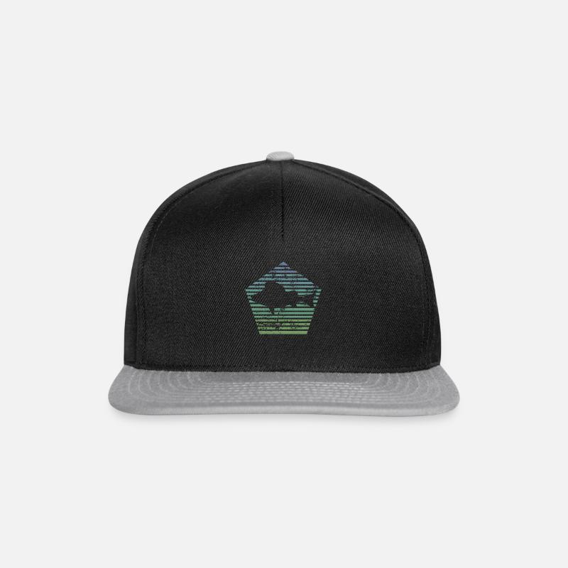 Barsch - Snapback Cap - Schwarz/Grau