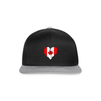 Canada - Casquette snapback - noir/gris - Devant