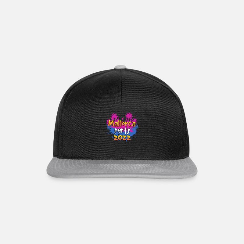 fête de Majorque 2022 - Casquette snapback - noir/gris
