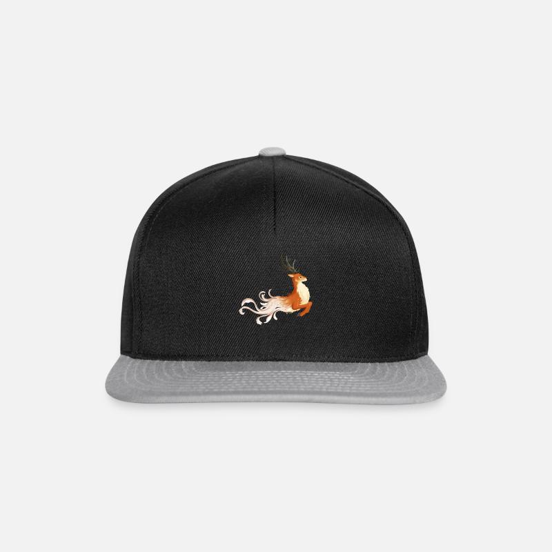 Cerf - Casquette snapback - noir/gris