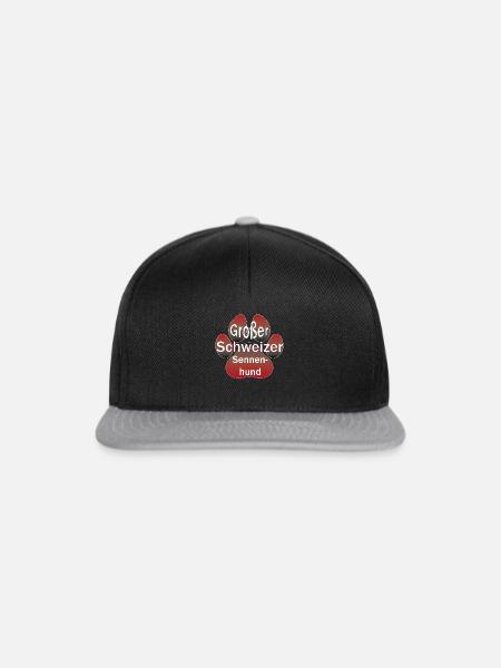 GroßerSchweizerSennenhund - Snapback Cap - Schwarz/Grau