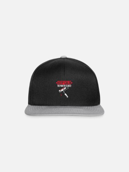 Maler - Snapback Cap - Schwarz/Grau