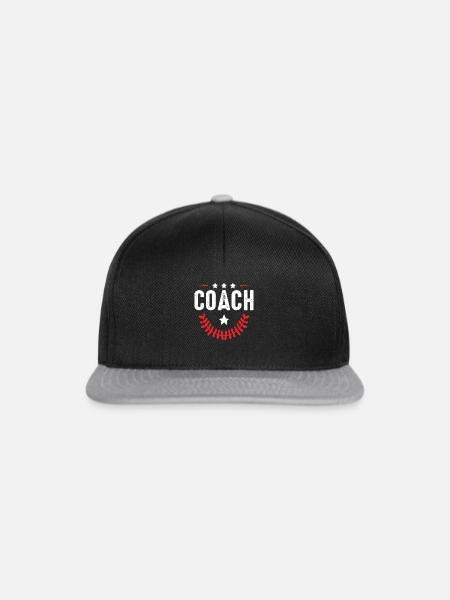 Coach Trainer - Snapback Cap - Schwarz/Grau