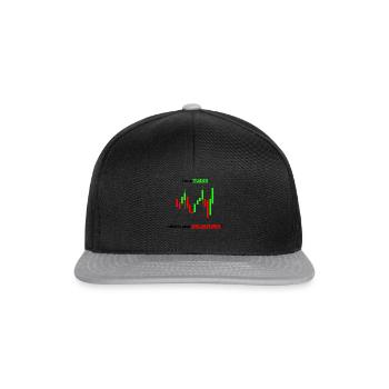 Conception de stock - Casquette snapback - noir/gris - Devant