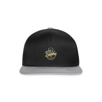 Made in Saussines - Casquette snapback - noir/gris - Devant