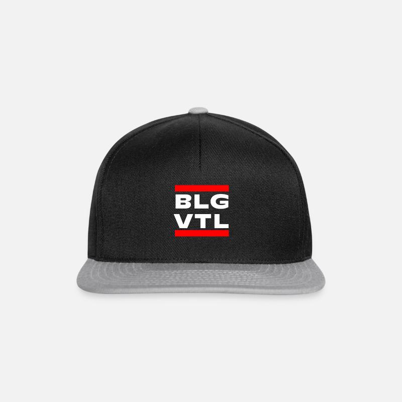 Belgisches Viertel Köln - Veedel - Cologne - Snapback Cap - Schwarz/Grau