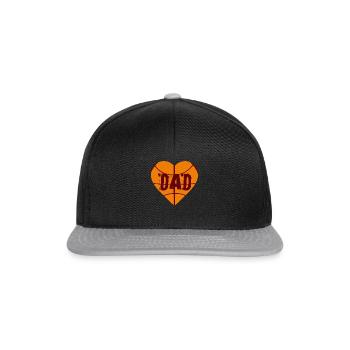Basketball mum - Snapback Cap - Schwarz/Grau - Vorne