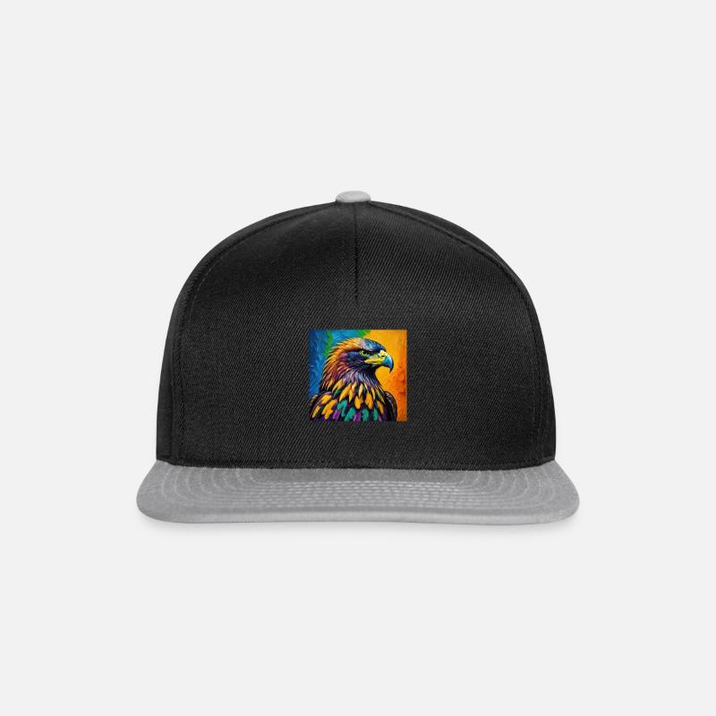 Eagle#1 - Snapback Cap - Schwarz/Grau