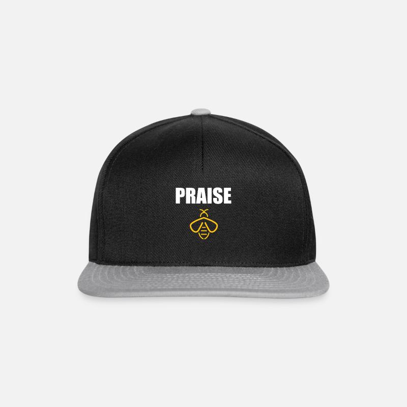 Louange à Bee - Casquette snapback - noir/gris