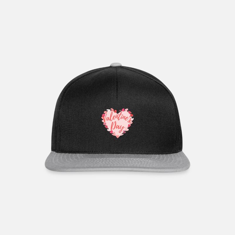 Valentine’s Day - Snapback Cap - Schwarz/Grau