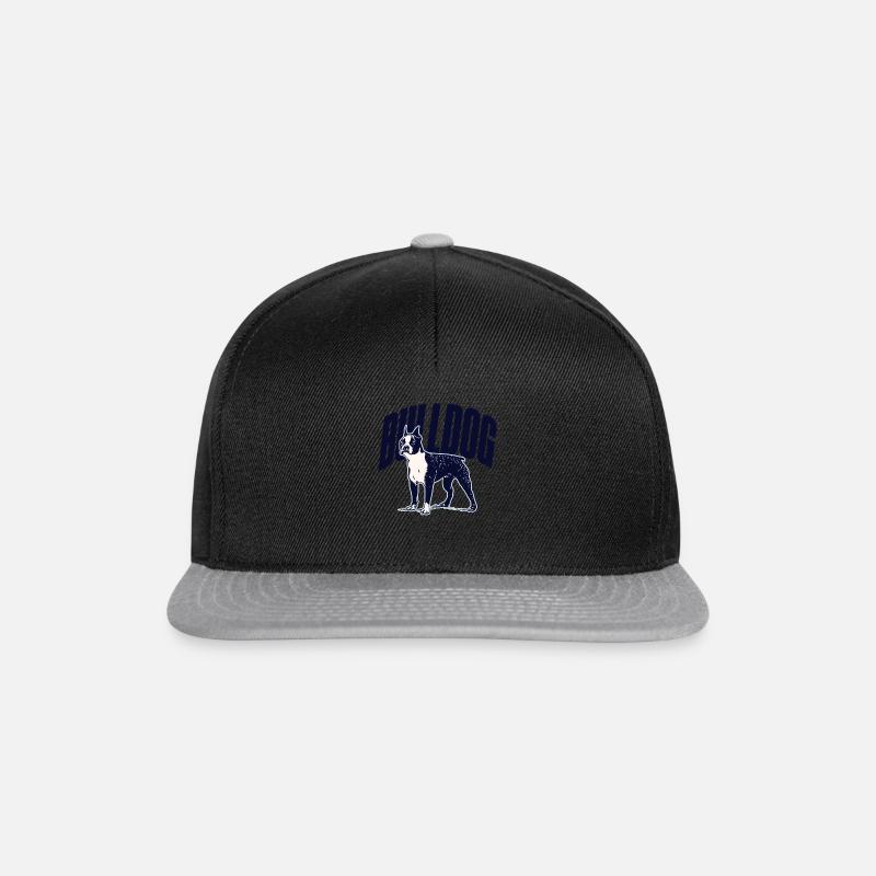 BULLDOG LOGO - Snapback Cap - Schwarz/Grau