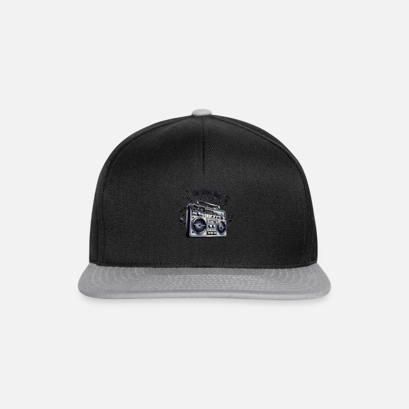 Old School Beats - Snapback Cap - Schwarz/Grau