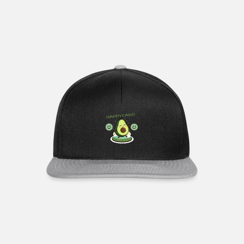 Happy Cado - Snapback Cap - black/grey