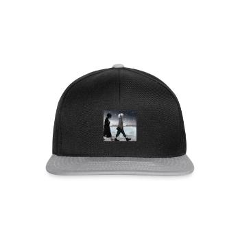 Deux filles - Casquette snapback - noir/gris - Devant