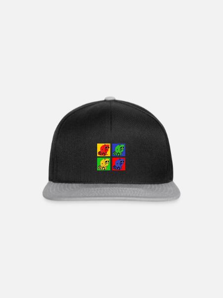 Süßer Waschbär - Snapback Cap - Schwarz/Grau