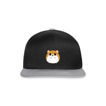 Haro the hamster - Snapback Cap - black/grey - Front
