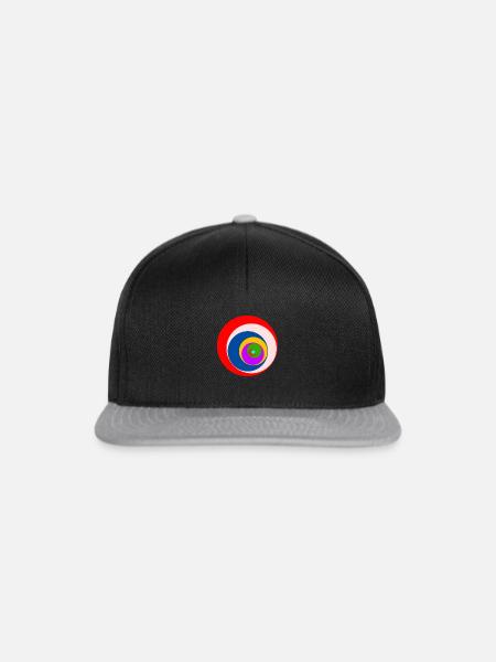 Center - Snapback Cap - Schwarz/Grau