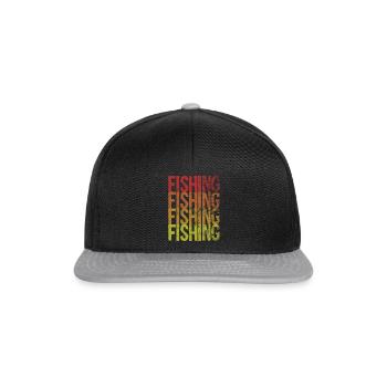 Pêche Pêche Pêche - Casquette snapback - noir/gris - Devant