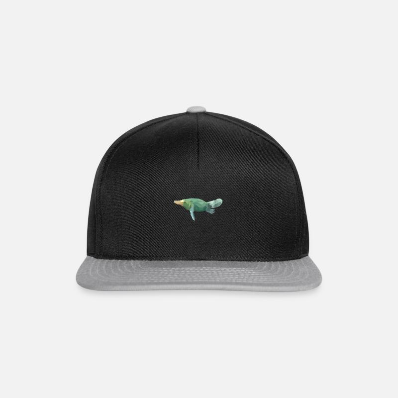 Schnabeltier - Snapback Cap - Schwarz/Grau