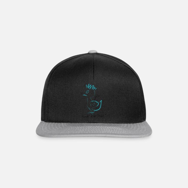 Handle with Care - Snapback Cap - Schwarz/Grau