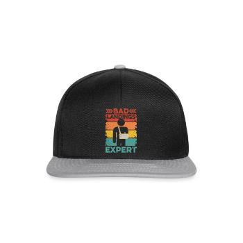 Le sort de bras pour ton ami avec un - Casquette snapback - noir/gris - Devant