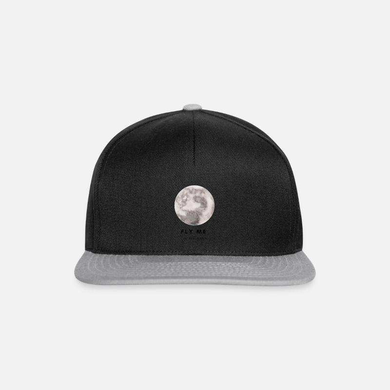 Fly me to the moon-Frank Sinatra - Snapback Cap - Schwarz/Grau
