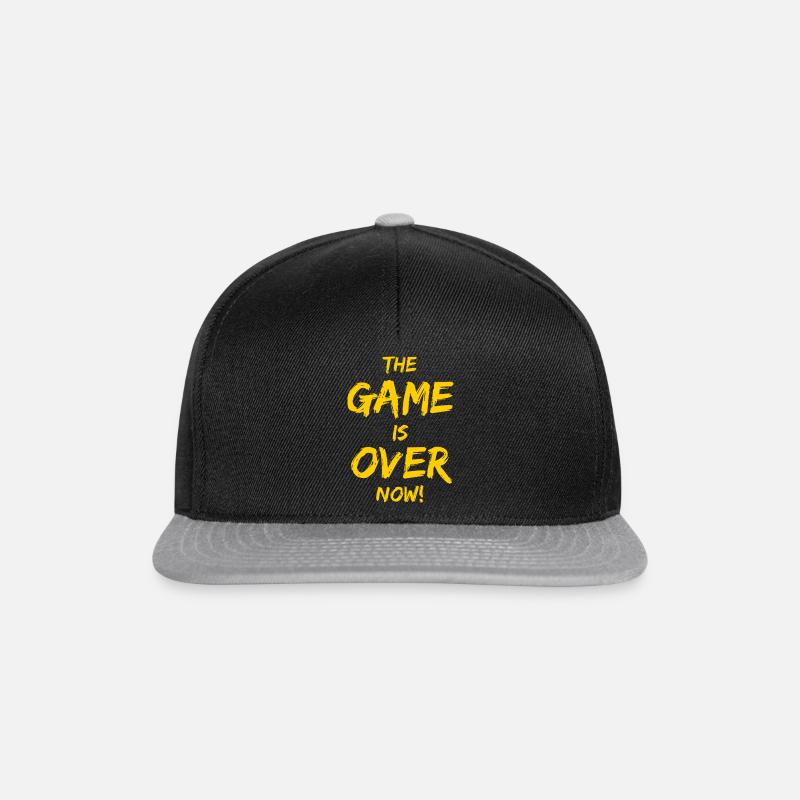 The Game is Over now - Snapback Cap - Schwarz/Grau