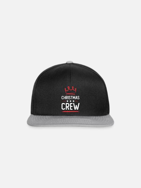 Christmas Crew - Snapback Cap - Schwarz/Grau