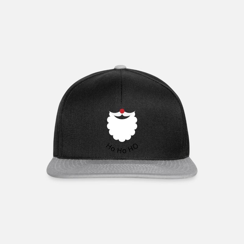 Ho Ho HO - Snapback Cap - Schwarz/Grau