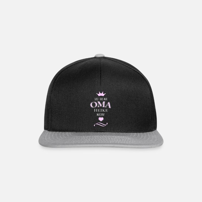 Heike - Snapback Cap - Schwarz/Grau