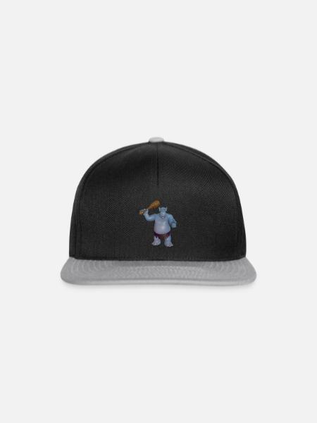 Troll - Snapback Cap - Schwarz/Grau