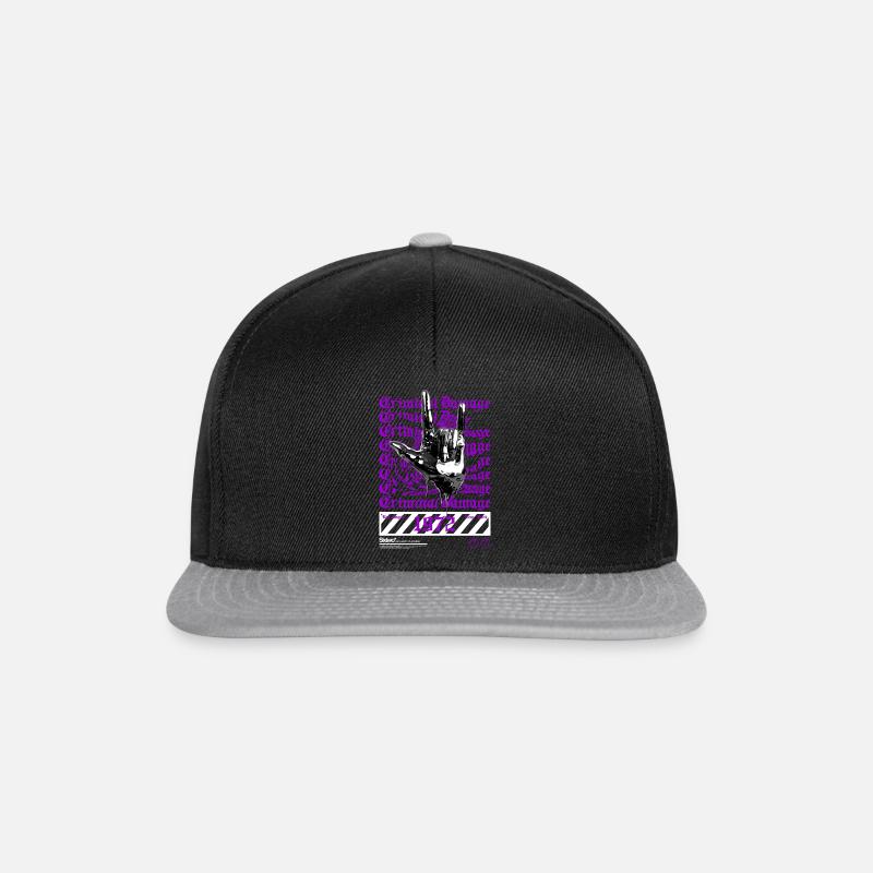 Criminal damage - Casquette snapback - noir/gris