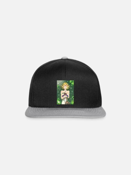 Fantasy Zeichnung - Snapback Cap - Schwarz/Grau