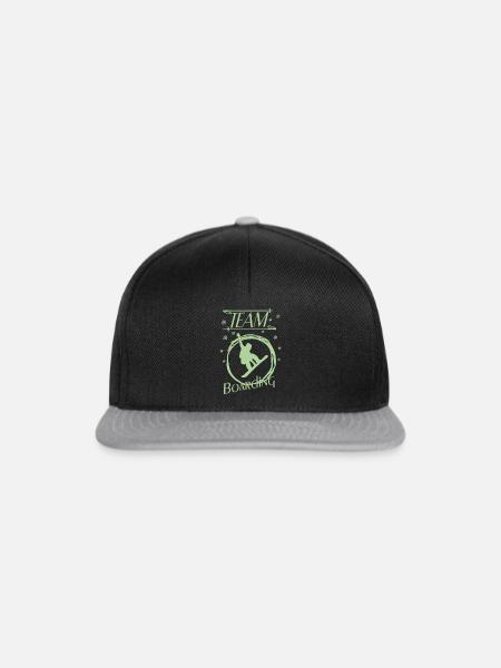 Team Boarding Snowboarding - Snapback Cap - Schwarz/Grau