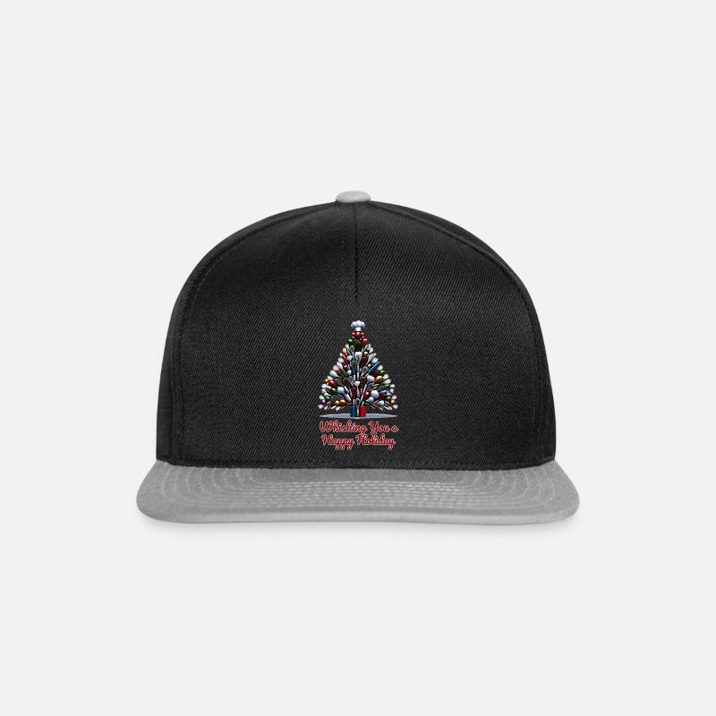 Ich wünsche Ihnen schöne Feiertage – Chefkoch - Snapback Cap - Schwarz/Grau