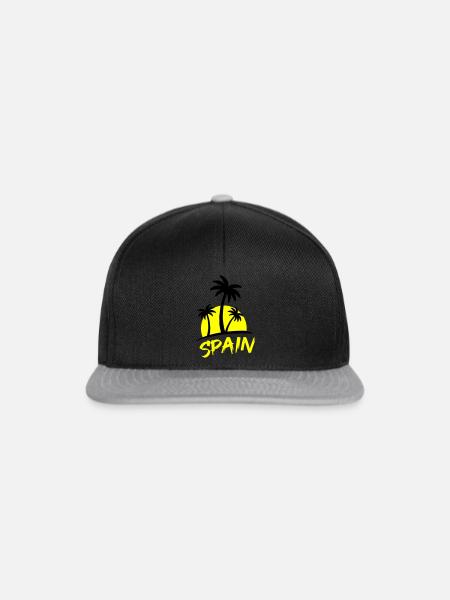 spain - Snapback Cap - Schwarz/Grau