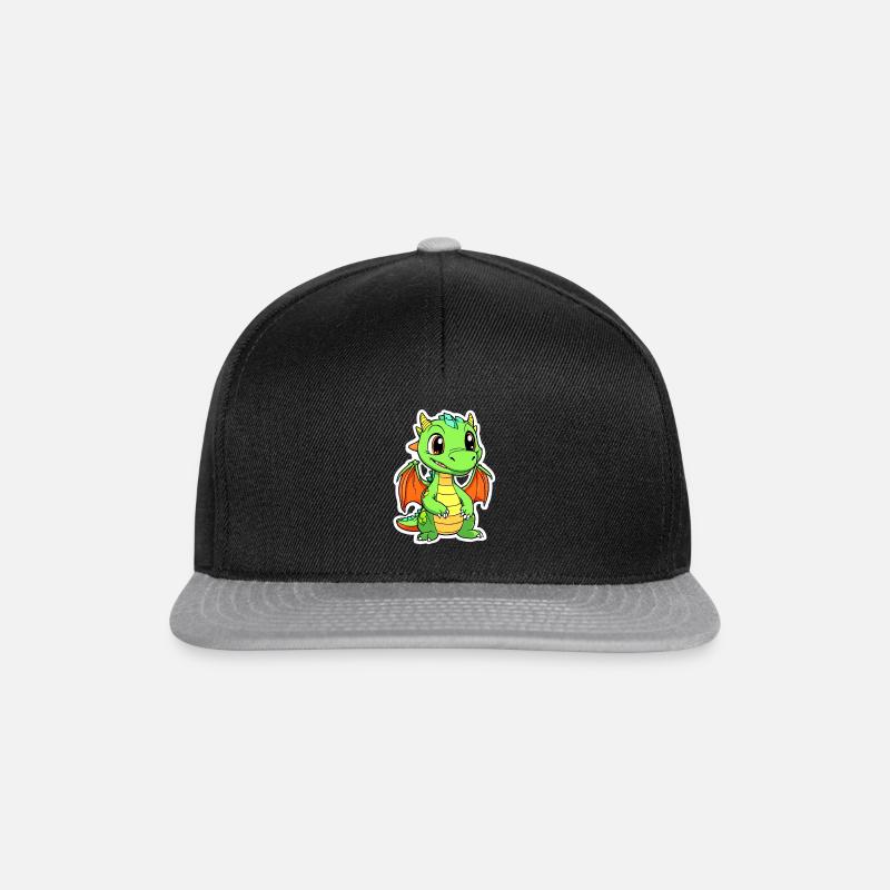 Dragon mignon - Casquette snapback - noir/gris