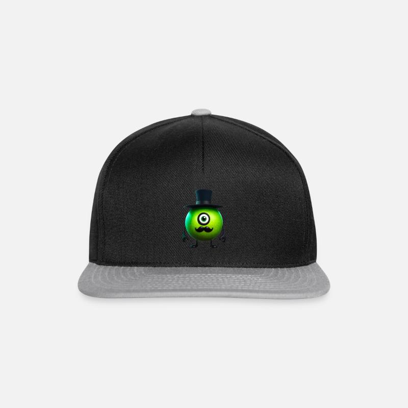 green creature Mr Green - Snapback Cap - black/grey