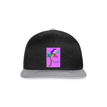 Kollektion Black City - Snapback Cap - Schwarz/Grau - Vorne