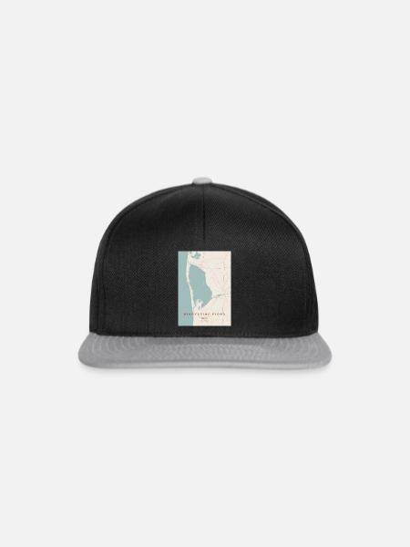 Ringkøbing Fjord Danmark - Snapback Cap - Schwarz/Grau