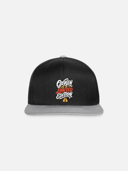 Tauchen – Oxygen Is a Limited Edition - Snapback Cap - Schwarz/Grau