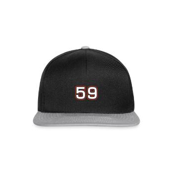 59 Number Symbol - Snapback Cap - black/grey - Front