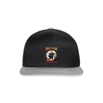 Bar Exam Survivor 5 - Snapback Cap - Schwarz/Grau - Vorne