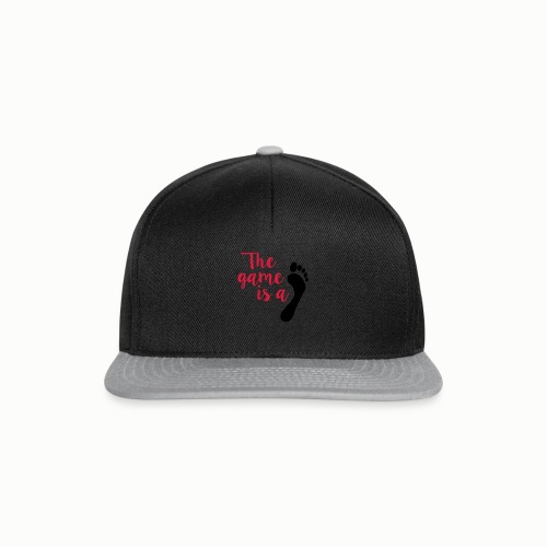 The Game is… (free choice of design color) - Snapback Cap